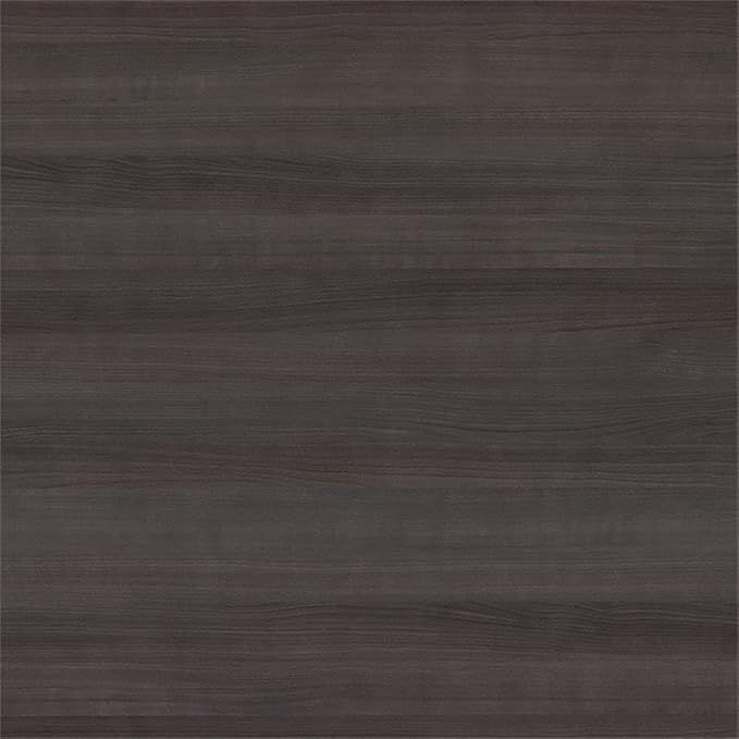 Pemberly Row Engineered Wood 72W Office Desk with Hutch and Drawers in Gray
