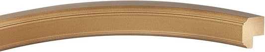 OVALCREST Oval Beveled Wall Mirror for Home Decor - Toronto Style - Desert Gold - 26" x 22"