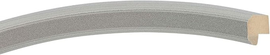 OVALCREST Oval Beveled Wall Mirror for Home Decor - Toronto Style - Silver Spray - 22" x 18"