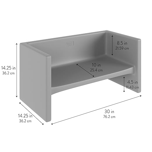 Children's Factory Adapta-Bench, CF910-056, Fern, Kids Flexible Seating, Classroom, Preschool and Daycare Furniture, Indoor or Outdoor Toddler Chairs