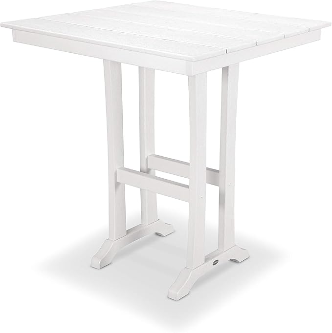 POLYWOOD® Bar Table, White