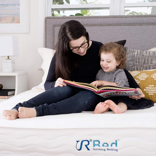 California King Size Foam and Spring Hybrid Mattresses, 10 Inch Medium Firm Mattress in a Box with Individual Pocket Coils, Edge Supportive, CertiPUR-US Certified