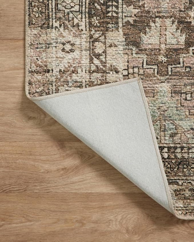 Loloi Amber Lewis Billie Collection, Clay & Sage 10'-0" x 14'-0" Area Rug – Antique & Distressed Accent Rugs for Living Room, Bedroom, Entryway & Hallway, No Shed High Traffic Area Home Decor Rug