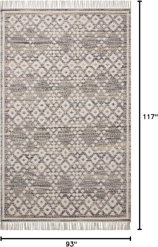 Loloi Angela Rose Rivers Collection RIV-01 Denim/Ivory 7'-9" x 9'-9" Reversible Area Rug