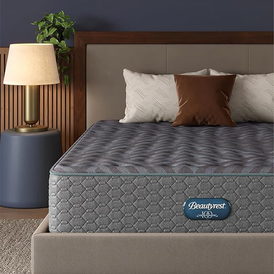 Beautyrest Days End Plush 14" Mattress - Twin XL - Cooling Tech, Supportive Durable Pocketed Coils, Pressure Relief, Motion Separation; 100 Night Sleep Trial and 10 Year Warranty