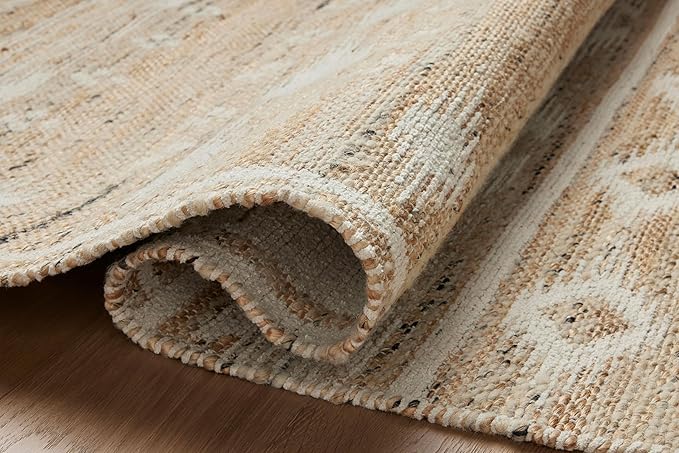 Loloi Angela Rose Rivers Collection RIV-04 Natural/Ivory 7'-9" x 9'-9" Reversible Area Rug