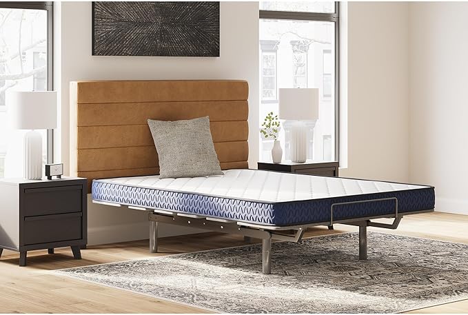 Signature Design by Ashley Queen Size Medium Firm 6 Inch Memory Foam Mattress with Breathable Quilted Cover, Fiberglass Free, Mattress in A Box