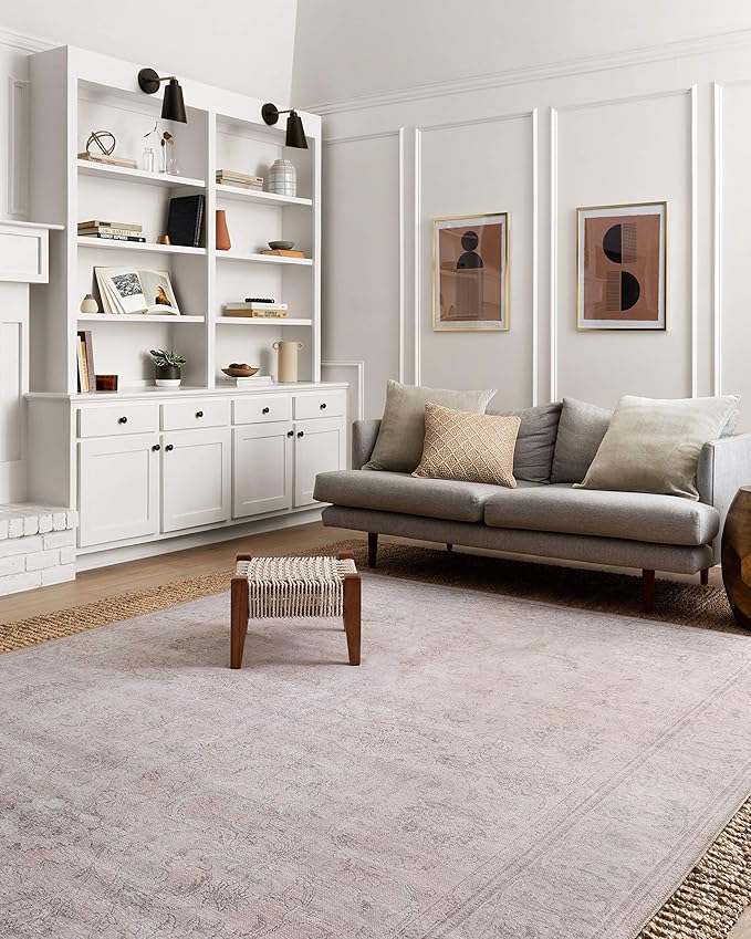 Loloi Loren Collection LQ-12 Sand 2'-3" x 3'-9" Accent Rug
