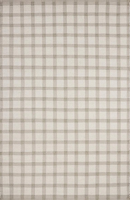 Loloi Magnolia Home by Joanna Gaines Ryder Collection RYD-02 Stone/Ivory 2'-3" x 3'-9" Accent Rug