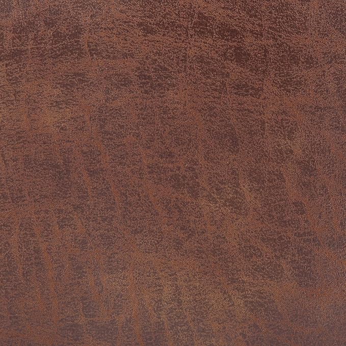 SIMPLIHOME Draper 40 inch Wide Mid Century Modern Rectangle Tufted Ottoman Bench in Distressed Saddle Brown Vegan Faux Leather, Assembled, For the Living Room and Bedroom