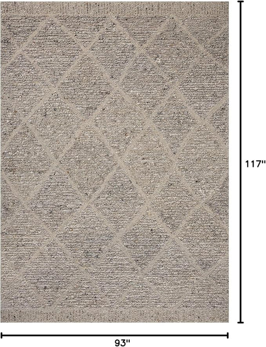 Loloi Magnolia Home by Joanna Gaines Jones Collection JON-03 Pebble 7'-9" x 9'-9" Area Rug