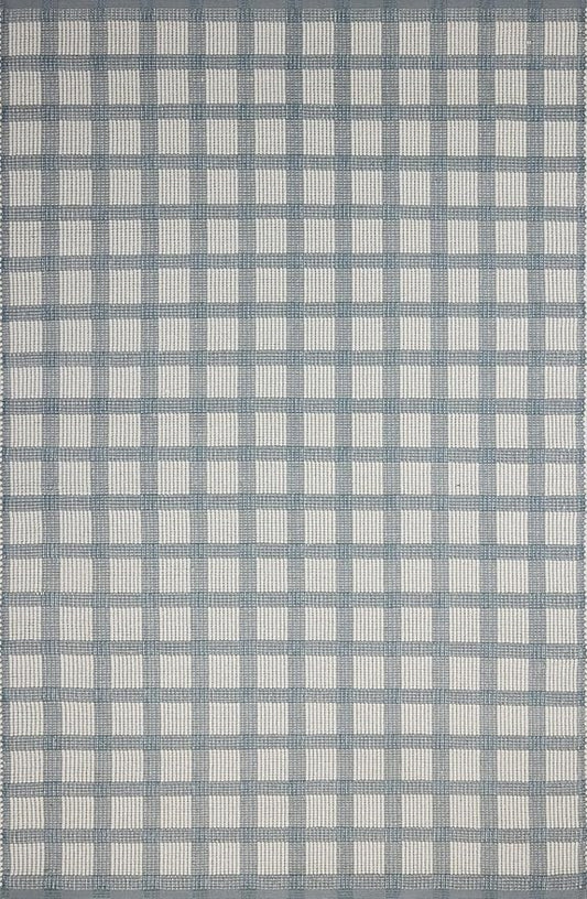 Loloi Magnolia Home by Joanna Gaines Ryder Collection RYD-02 Blue/Ivory 8'-6" x 11'-6" Area Rug