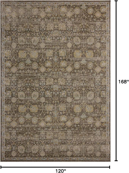 Loloi Magnolia Home by Joanna Gaines Mona Collection MOA-03 BARK/Natural 10'-0" x 14'-0" Area Rug
