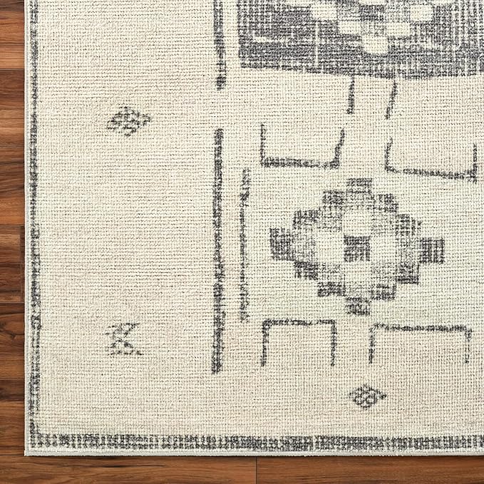 Livabliss x Becki Owens Solana Medallion Area Rug, 3'11" x 5'7", Taupe/Cream