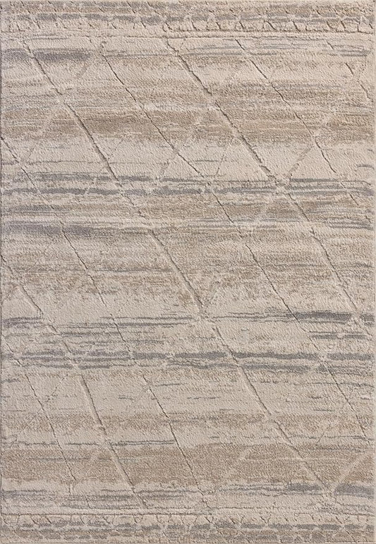 Loloi Amber Lewis Monty Collection MOT-02 Ivory/Natural 2'-7" x 8'-0", .50" Pile Height, Runner Rug