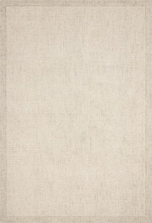 Loloi Magnolia Home by Joanna Gaines Henley Collection HNY-01 Ivory/Smoke 5'-0" x 7'-6" Area Rug