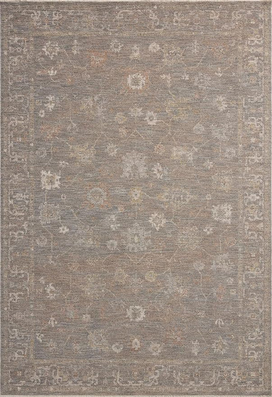 Loloi Chris Loves Julia Louisa Collection LOI-01 Stone/Multi 2'-7" x 12'-0", .38" Pile Height, Runner Rug