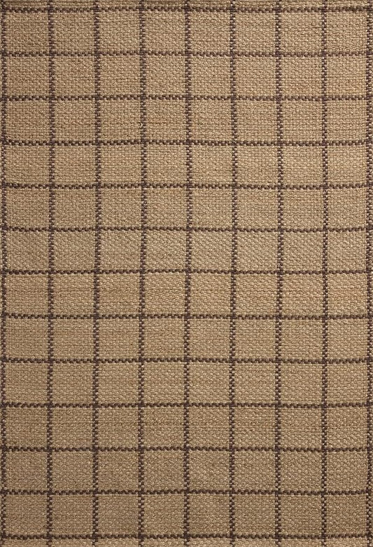 Loloi Chris Loves Julia Fletcher Collection FLE-01 Natural/Brown 5'-0" x 7'-6", .37" Pile Height, Area Rug