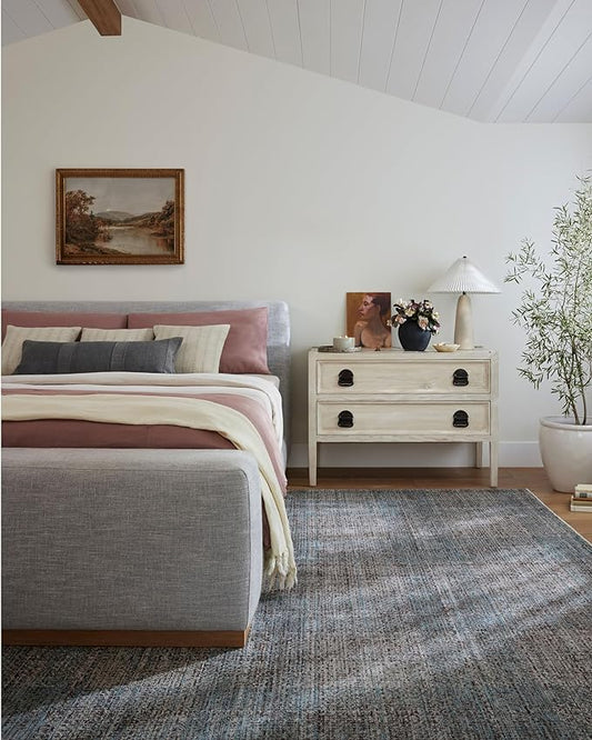Loloi Angela Rose Ember Collection EMB-09 Denim/Charcoal 11'-6" x 15'-7" Area Rug