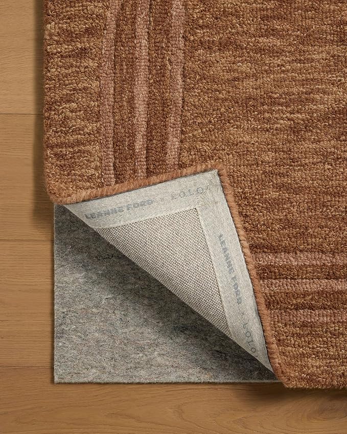 Loloi Leanne Ford Craven Collection CVN-02 Spice/Rose 9'-3" x 13' Area Rug Geometrical, Patterned, Neutral, Living Room, Bedroom, Dining Room