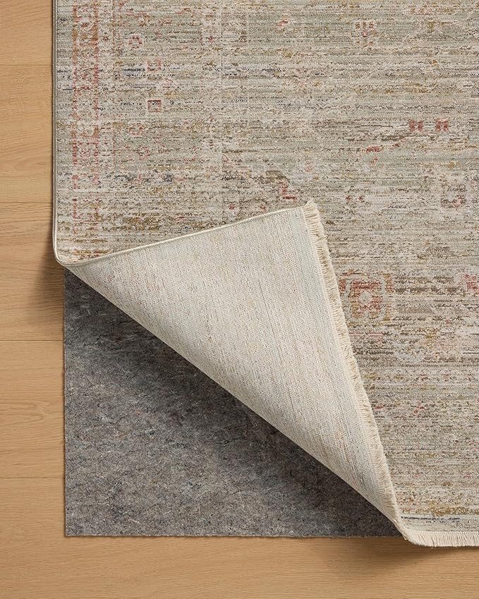 Loloi Chris Loves Julia Ida Collection IDA-05 Spa/Sunrise 3'-6" x 5'-6", .19" Pile Height, Accent Rug