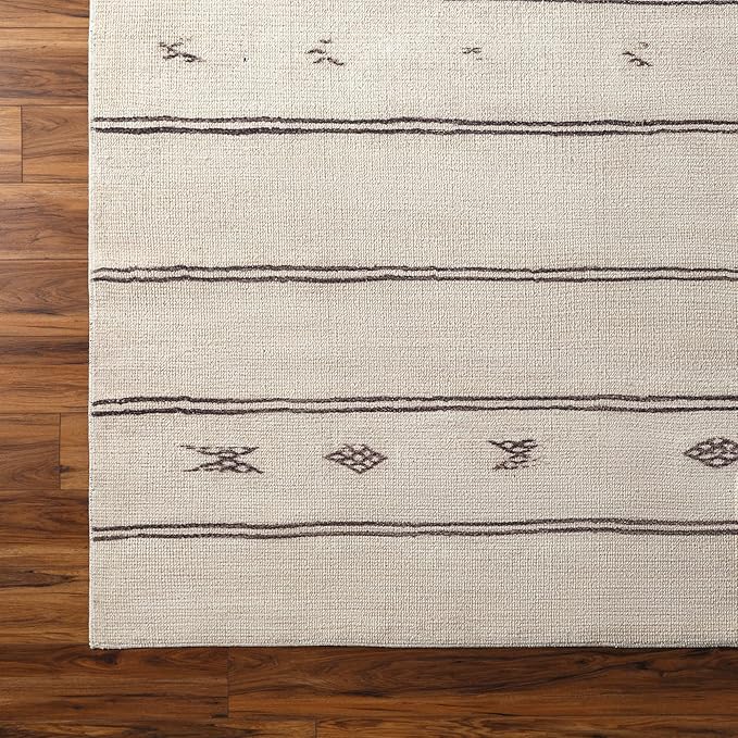 Livabliss x Becki Owens Rivi Moroccan Runner Area Rug, 2'7" x 7'3", Ivory/Black
