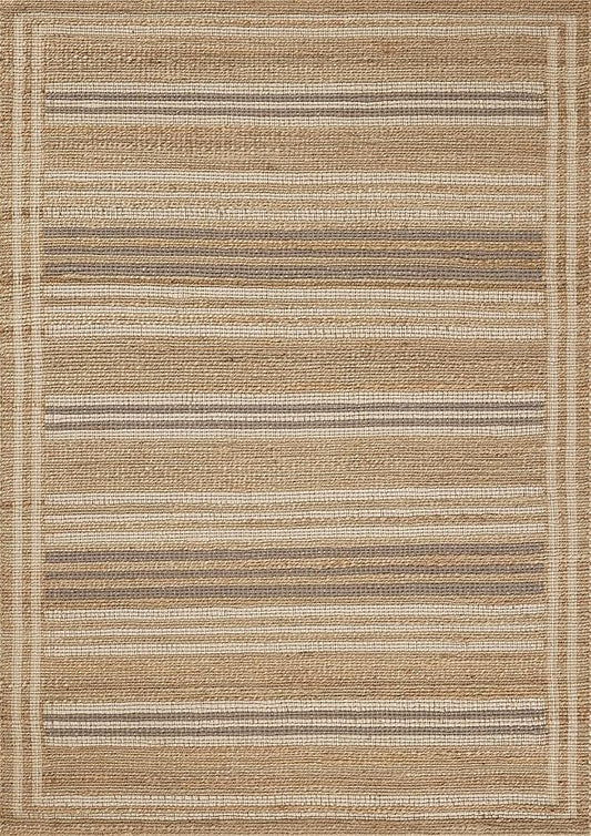 Loloi Chris Loves Julia Judy Collection JUD-03 Natural/Dove 3'-6" x 5'-6" Accent Rug
