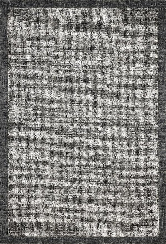 Loloi Magnolia Home by Joanna Gaines Henley Collection HNY-01 Ivory/Charcoal 5'-0" x 7'-6" Area Rug