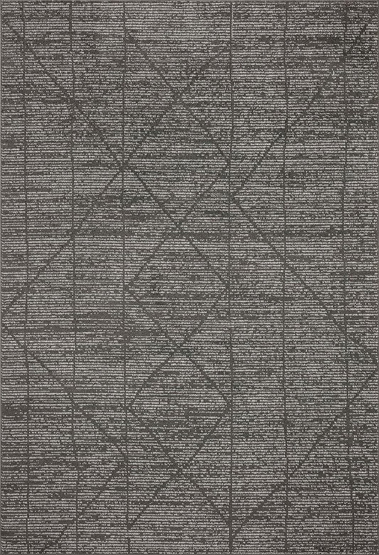 Loloi Kamala Collection KAM-06 Charcoal/Ivory 2'-7" x 10'-0" Runner Rug