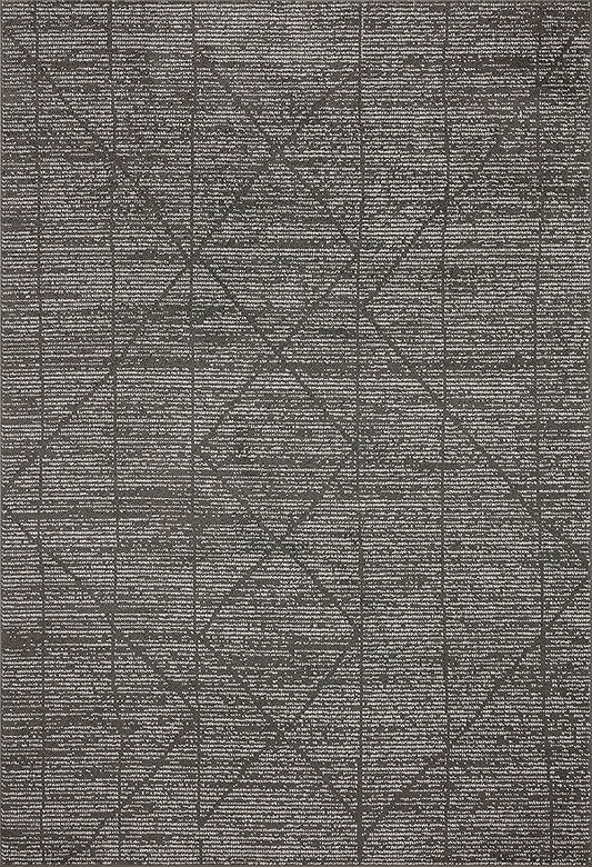 Loloi Kamala Collection KAM-06 Charcoal/Ivory 2'-7" x 12'-0" Runner Rug