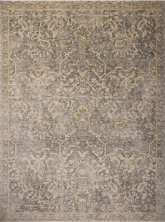 Loloi Magnolia Home by Joanna Gaines Junie Collection JUE-01 Blue/Natural 2'-7" x 10'-0", .38 Pile Height, Runner Rug