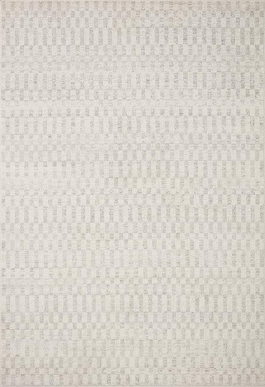 Loloi Kamala Collection KAM-05 Ivory/Grey 2'-7" x 8'-0" Runner Rug