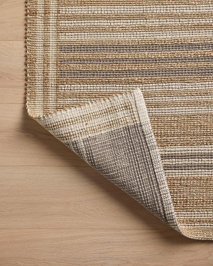 Loloi Chris Loves Julia Judy Collection JUD-03 Natural/Dove 3'-6" x 5'-6" Accent Rug