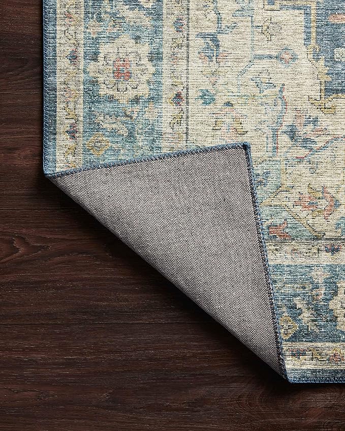 Loloi II Skye Collection SKY-12 Ocean/Multi 7'-6" x 9'-6" Area Rug