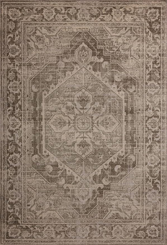 Loloi Magnolia Home by Joanna Gaines Mona Collection MOA-01 Cocoa/Stone 11'-6" x 15'-6" Area Rug