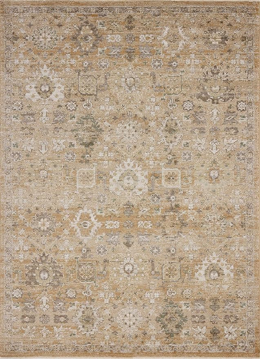 Loloi Magnolia Home by Joanna Gaines Pace Collection PAC-07 Sunset/Stone 2'-6" x 12'-0" Runner Rug
