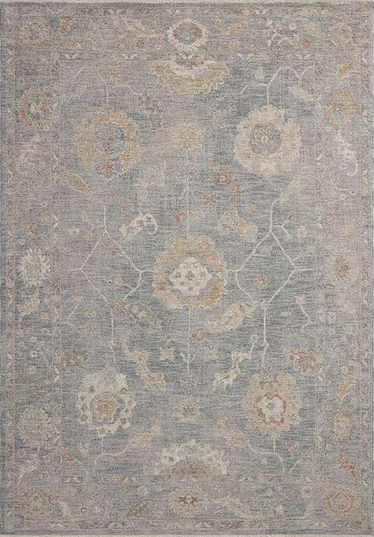 Loloi Chris Loves Julia Louisa Collection LOI-02 Ocean/Sunset 2'-7" x 8'-0", .38" Pile Height, Runner Rug