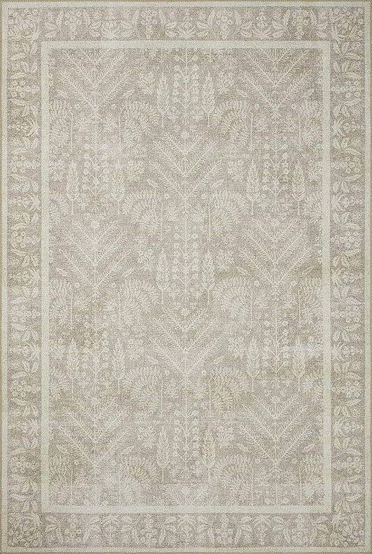 Loloi Rifle Paper Co. Maison Collection MAO-02 Bough Natural 2'-3" x 3'-9", .19" Pile Height, Accent Rug
