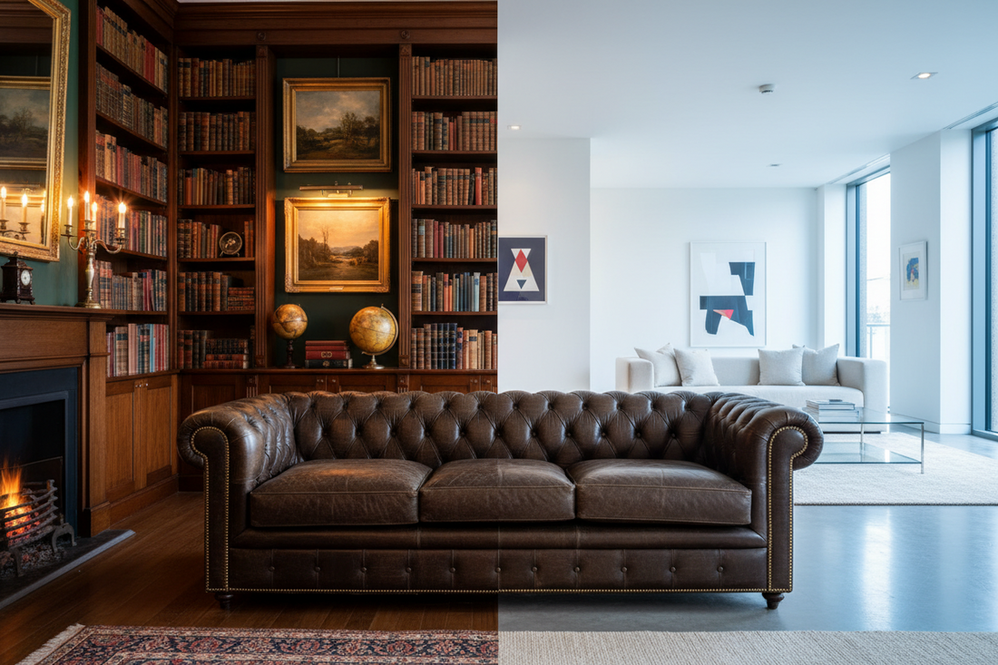 From British Noble Studies to Modern Living Rooms: The History of the Classic Chesterfield Sofa
