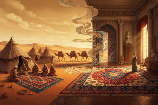 From Nomadic Tents to Art Masterpieces: The History of the Rug That Weaves a Space Together