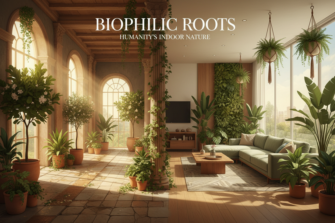 Why Did Humanity Bring Plants Indoors? The Origins of Biophilic Design and Planterior