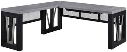 nbf signature series District Reversible L Shaped Desk with Height Adjustable Electric Standing Desk Ergonomic Office Desk Corner Desk Perfect for PC Setup