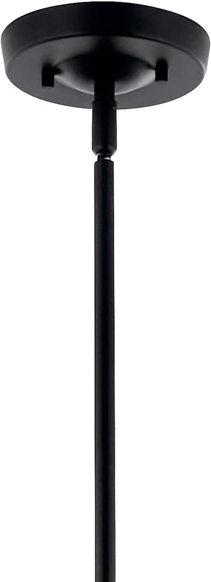 KICHLER Livadia 8-Light Chandelier, Soft Modern-Light in Black, for Foyer, Great Room, or Vaulted Dining or Bedroom (47.75" x 47.75"), 52675BK