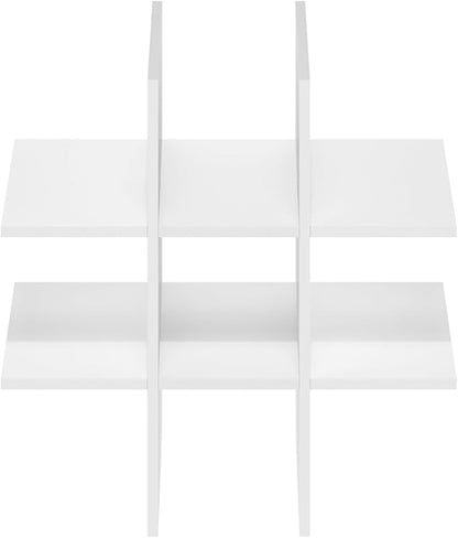Furinno Cubicle Cube Insert, 9-Compartment Cube Organizer, Fits into Extra Thick Cubes, for Organizers and Storage, White (Does not fit IKEA Kallax Shelving)