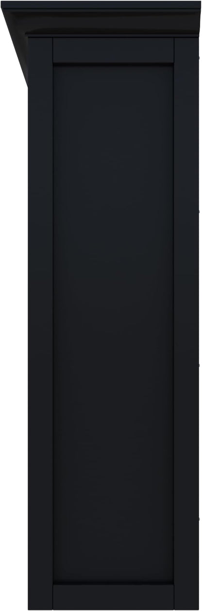 Cube Storage Bookcase with Base - Wooden 3 Tiers Floor Standing Open Shelf Cabinet for Home and Office, 9-Cube Lattice Bookshelf, Black