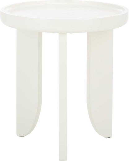 SAFAVIEH Home Collection Malyn Ivory Accent Table for Living Room, Bedroom, Home Office, Foyer
