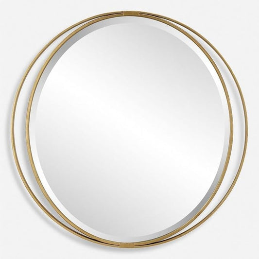 Uttermost 09991 Rhodes - Round Mirror-36 Inches Tall and 36 Inches Wide