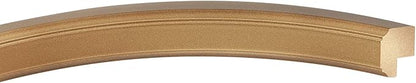 OVALCREST Oval Beveled Wall Mirror for Home Decor - Toronto Style - Desert Gold - 18" x 14"