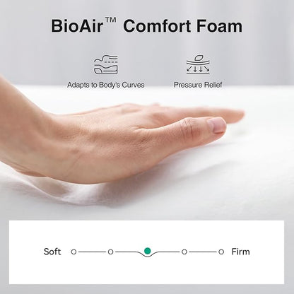 Novilla Twin XL Mattress 6 Inch, Foam and Spring Hybrid Mattress for Restful Sleep, Medium Firm, CertiPUR-US Certified Foam & Steel Coils, Durable Support, Eco-Friendly Packaging