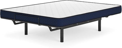 Signature Design by Ashley King Size Medium Firm 6 Inch Memory Foam Mattress with Breathable Quilted Cover, Fiberglass Free, Mattress in A Box